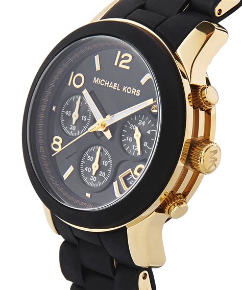 michael kors watch gold black|michael kors small gold watch.